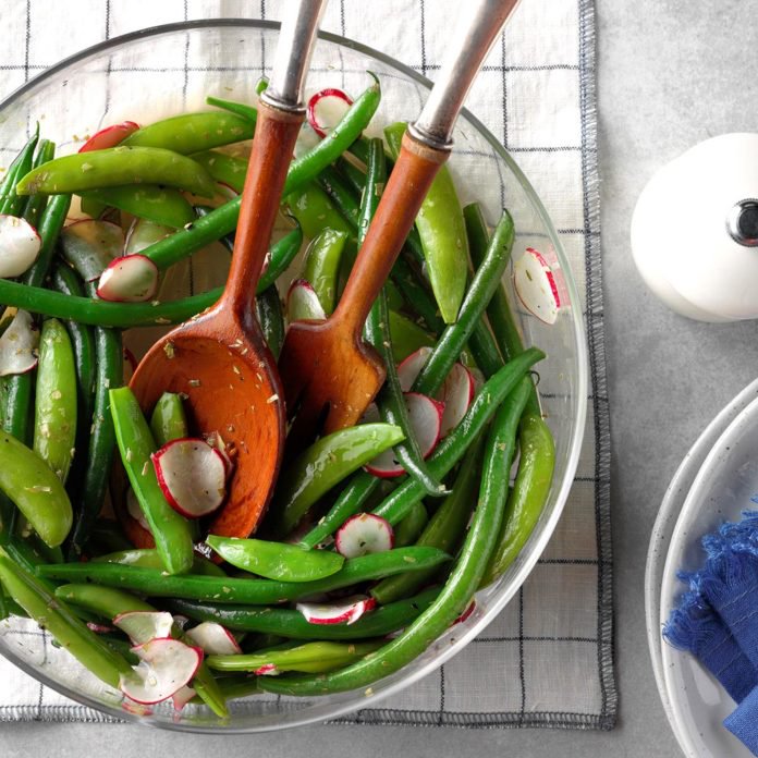 peas and radish salad